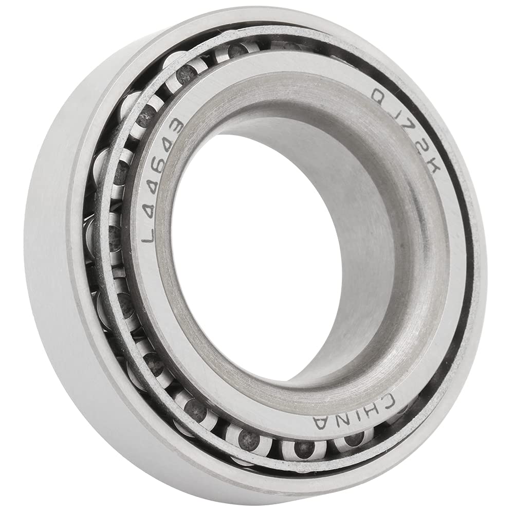 [2-Sets] 2000-2200 lbs Trailer Axle Bearing Kit fits EZ Lube Spindle 1.000'', L44643/L44610, T-Washer, Cotter Pin, Double Lip Seal 12192TB with 1.250'' ID