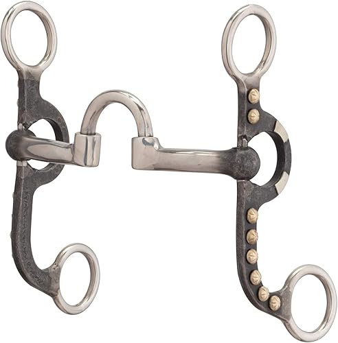 Weaver Leather Broca de pony de 4-58", boca de corrección, negro pulido