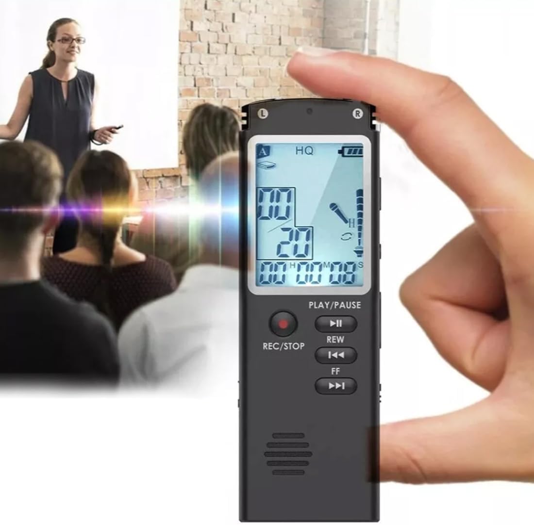 Ghost Hunting EVP recorder, 8GB Paranormal Equipment Spirit Digital Voice Box, Digital Voice Recorder, Mini Spy Professional Dictaphone Audio Recording With WAV,MP3 Player