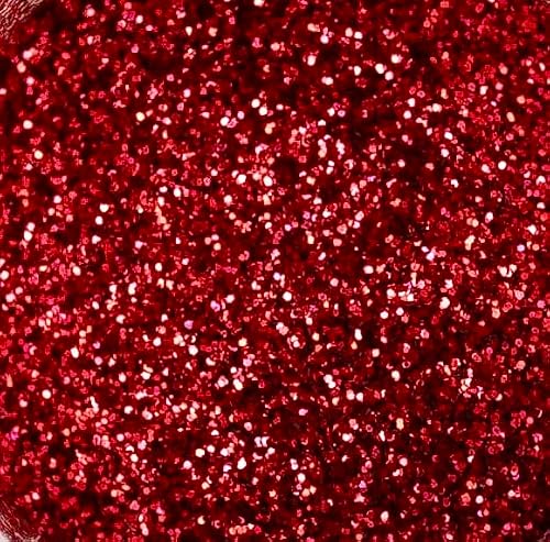 American Red Craft Glitter Dust | Shiny Red Glitter | Decoration Dust for Cake Accessories, DIY Crafting | Glitter Dust for Decoration | Brillantina | Sunflower Sugar Art