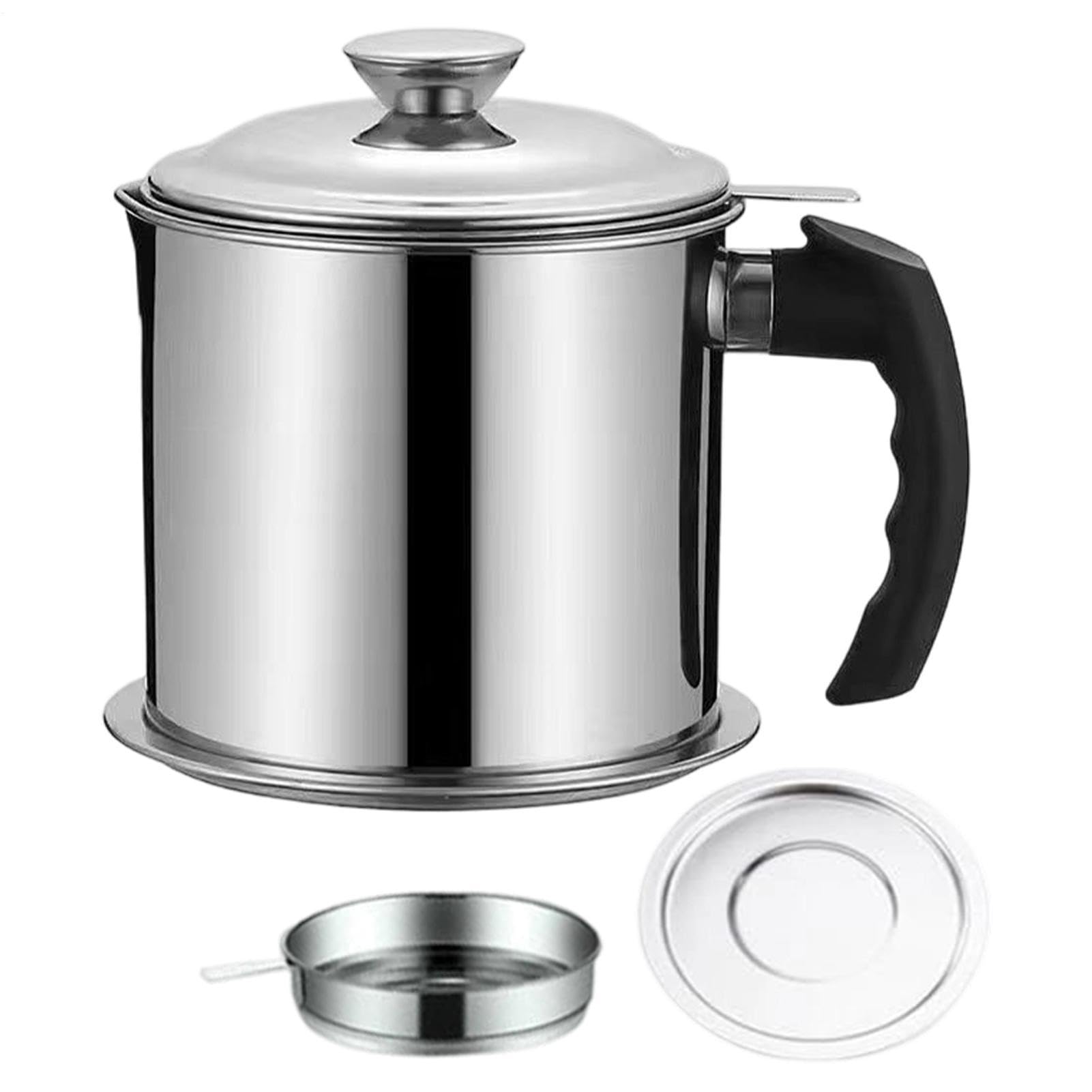 Contenedor de grasa de tocino de 44oz para eliminar residuos de aceite usado