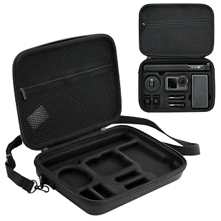 ZORBES Camera Case for DJI Action 4/5 Pro/6 Osmo Cam Travel Carry Bag