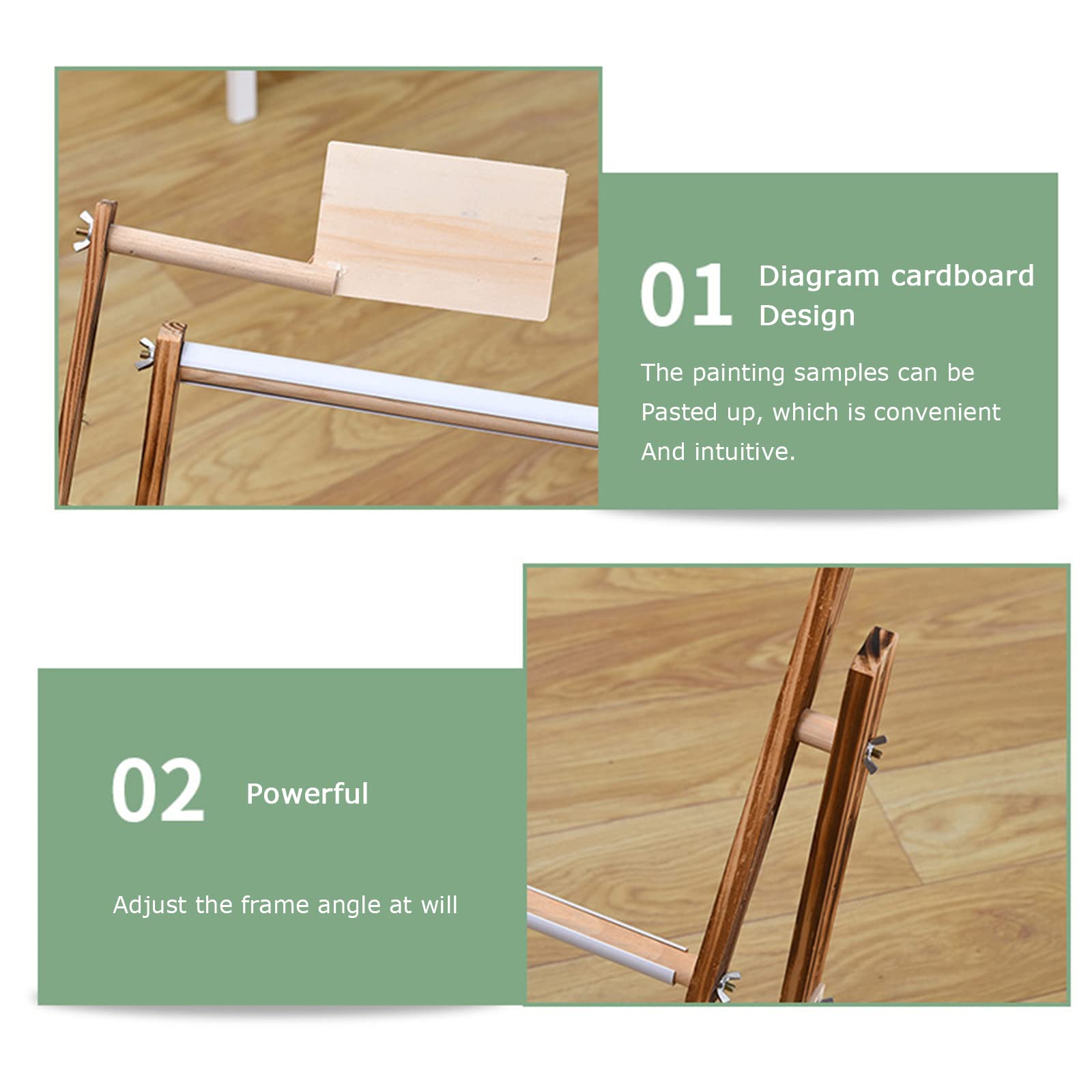 Kreuzstichrahmen-Stickrahmen, Vertikaler, Verstellbarer Stickrahmen Aus Massivholz, Kreuzstichrahmen, Verbreiterter Boden, Rechter Werkzeugkasten, Praktische Aufbewahrung (Gebackene Farbe)