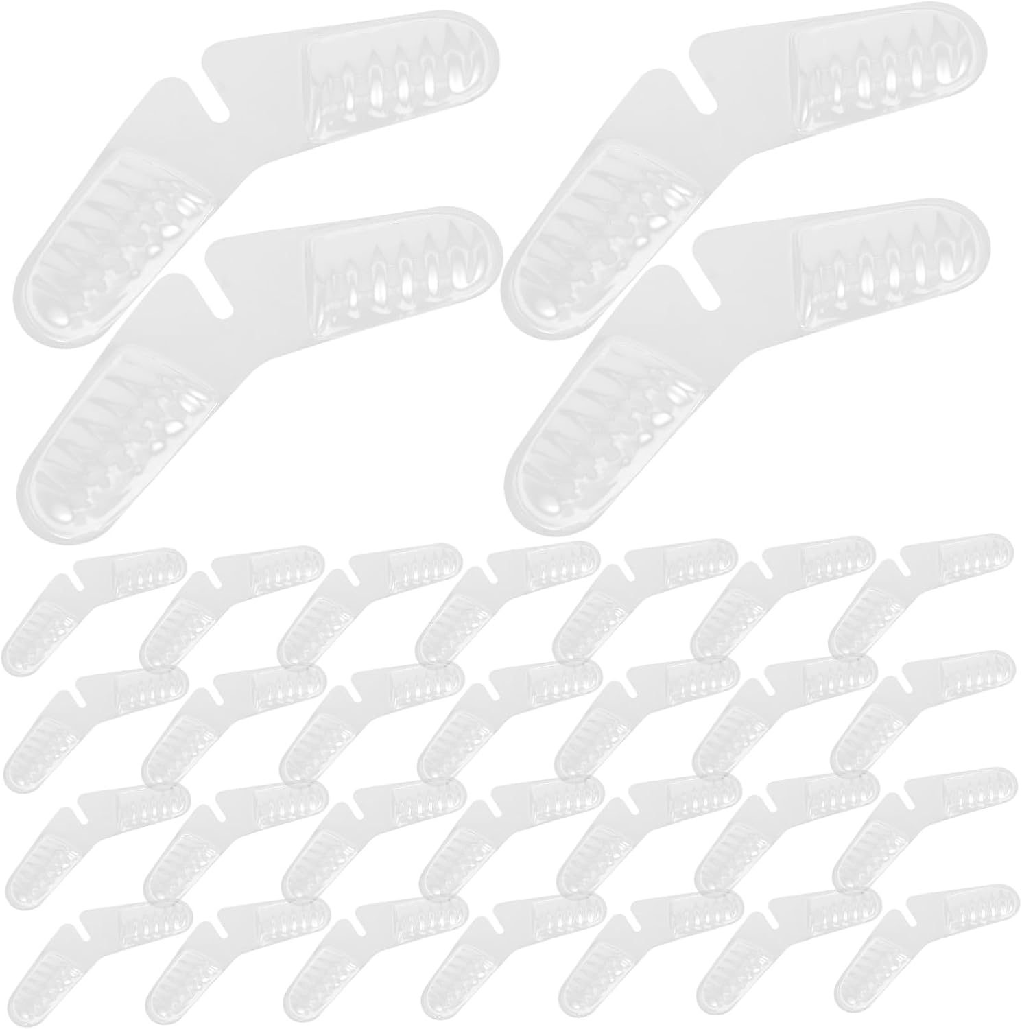 50pcs Collar Stays for Shirt Support Collar Fixing Inserts for Men Women -warping Blouse Maintenance Easy to Use Portable Strays