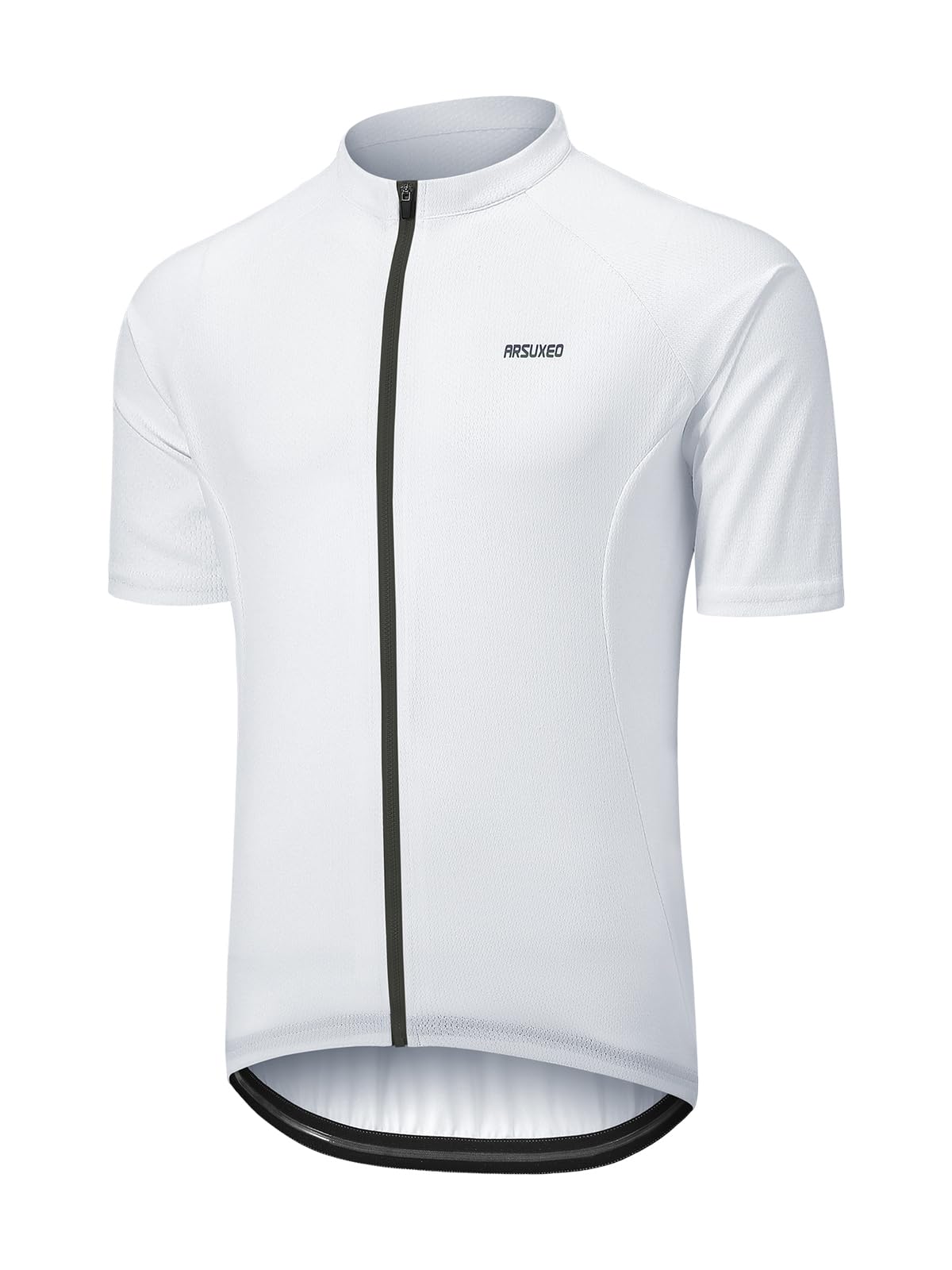 ARSUXEO Cycling Jersey Men Short Sleeves Ultra-Comfortable Road Bike Jersey Biking Bicycle Shirt