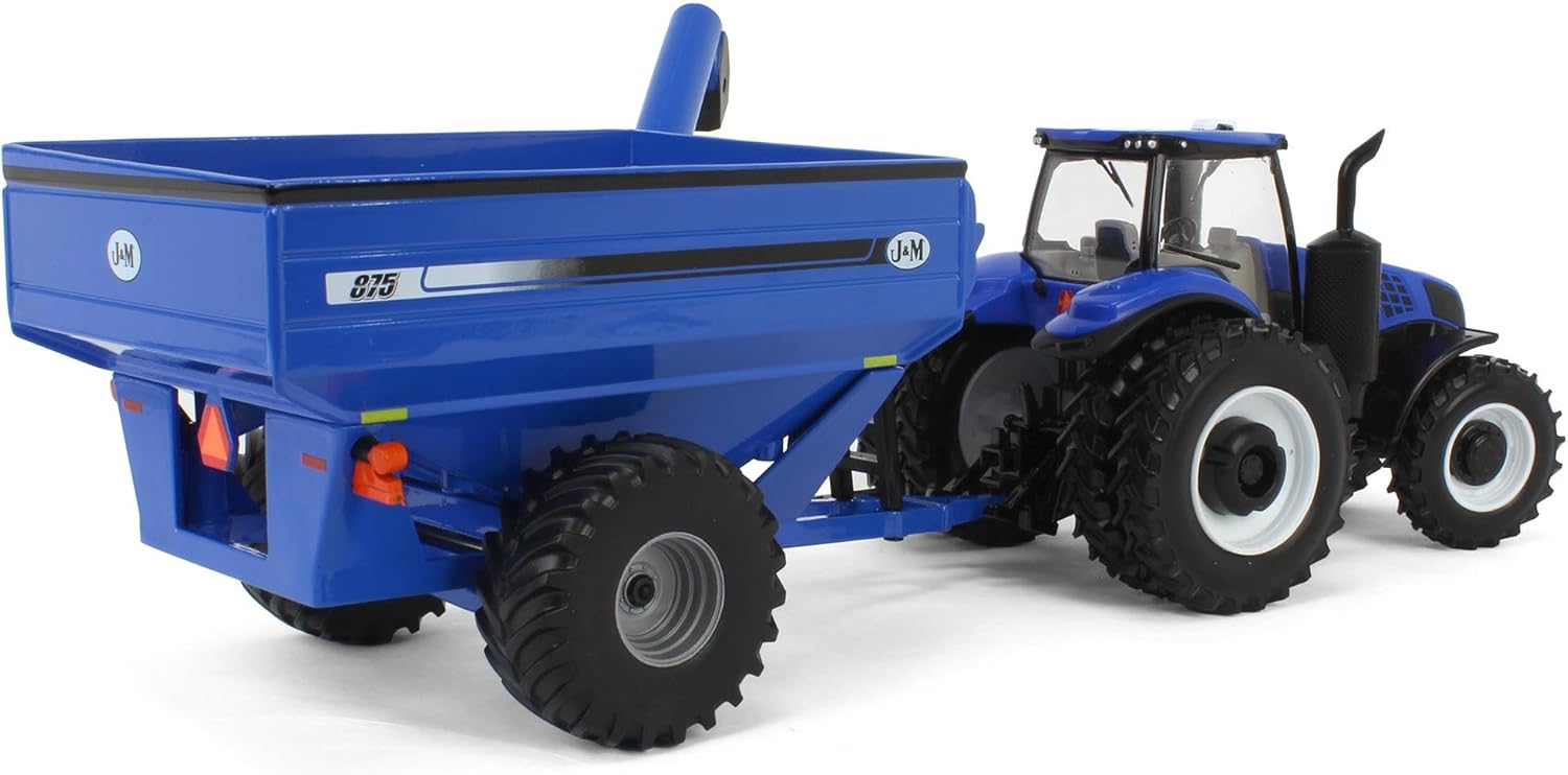 ERTL 1/32 New Holland Genesis T8.355 Tractor with J&M Grain Cart 61028