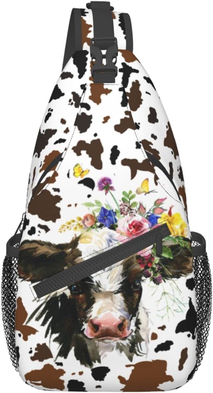 Sling Bag Crossbody Backpack Hiking Travel Daypack Chest Bag Lightweight Shoulder Bag For Women Men