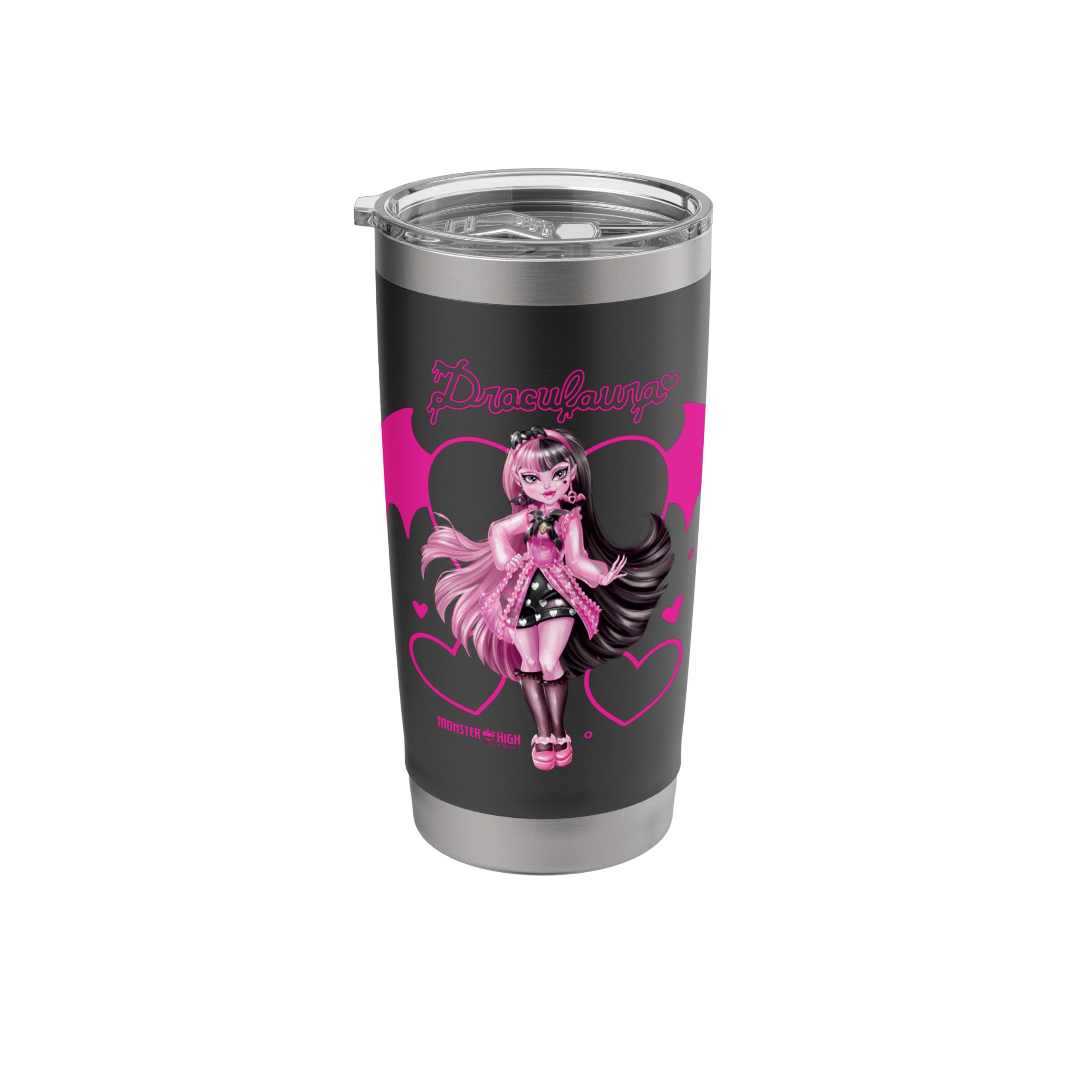 Monster High Alumni - Draculaura Heart Wings Stainless Steel Insulated Tumbler