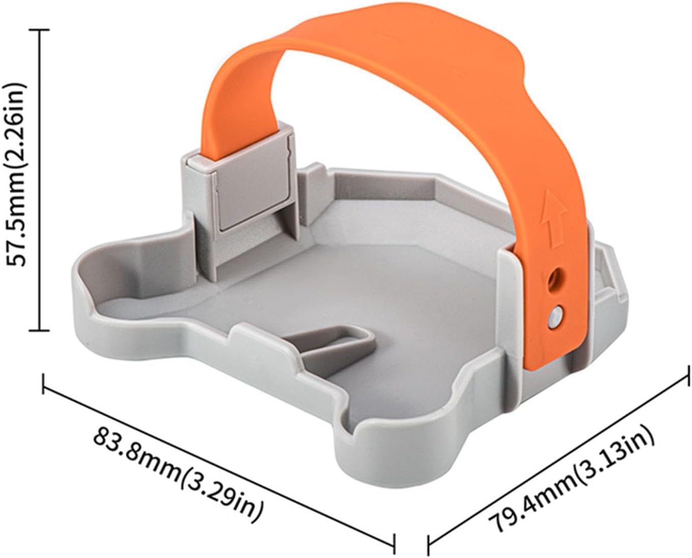 Generic Mini 4K/Mini 2 SE/Mini 2 Propeller Holder,Prop Strap Guard Protector Stabilizer Drone Accessories Compatible for DJI Mini 4K/Mini 2 SE/Mini 2, Grey+orange