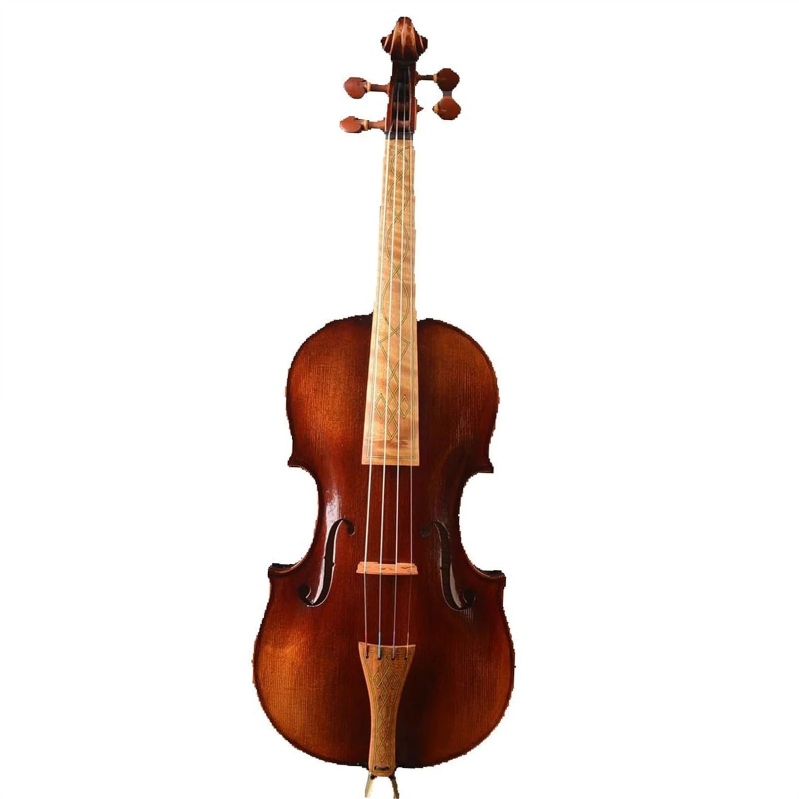 Violino Violini Barocchi 4/4 Fiammati Con Custodia E Archetto Per Principianti Verniciati A Mano