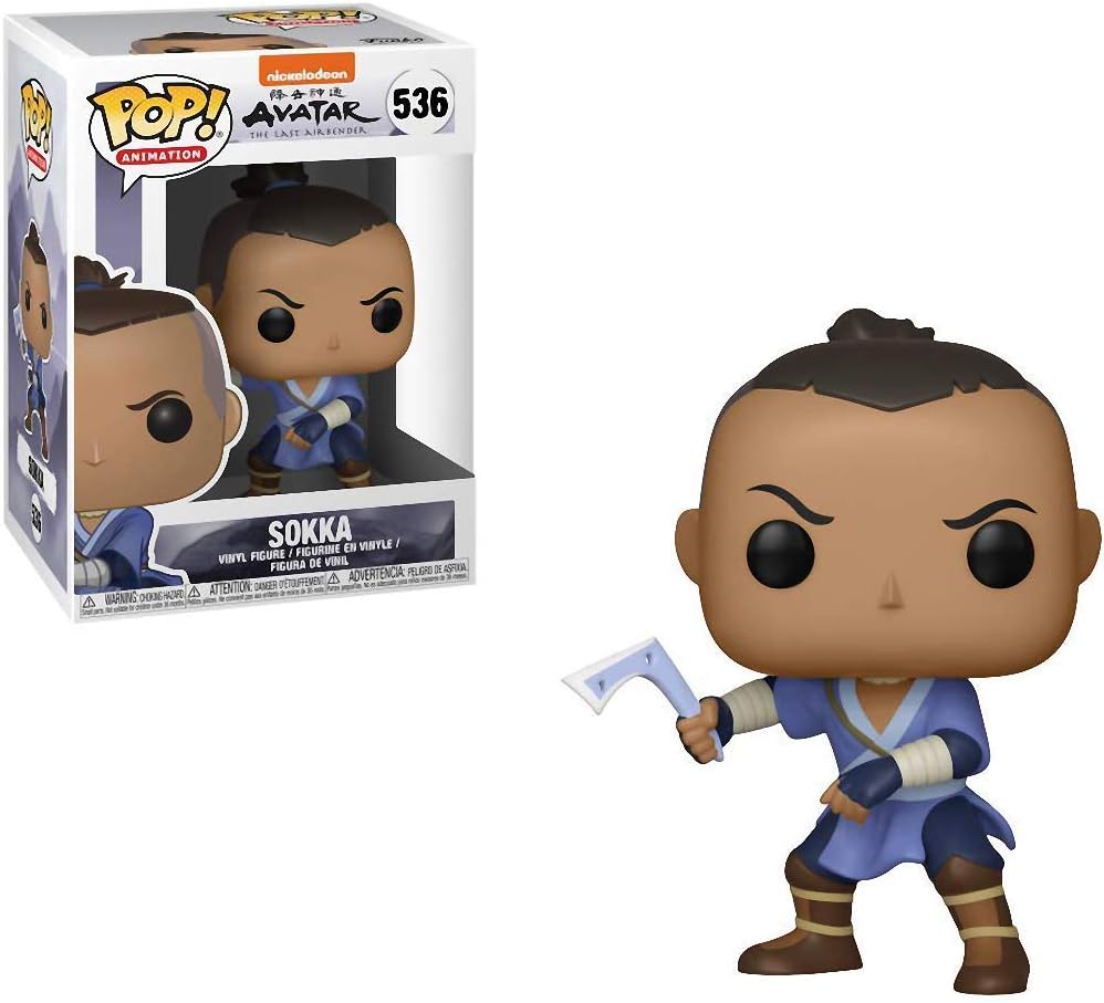 Funko Avatar: The Last Airbender - Sokka Pop! Vinyl Figure (Bundled with Compatible Pop Box Protector Case), Multicolored, 3.75 inches