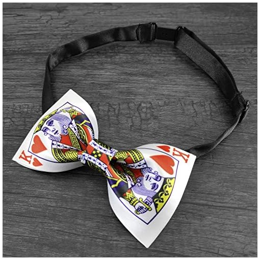 Pre-tied King of Hearts Bow Tie - Image 3