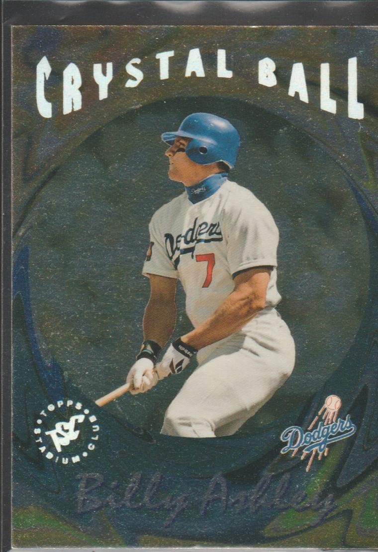 1995 Topps Stadium Club Billy Ashley Dodgers Crystal Ball Insert Baseball Card #CB5
