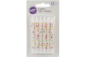 Light Up the Celebration with Wilton's Dotted Delights, the Birthday Candles for...