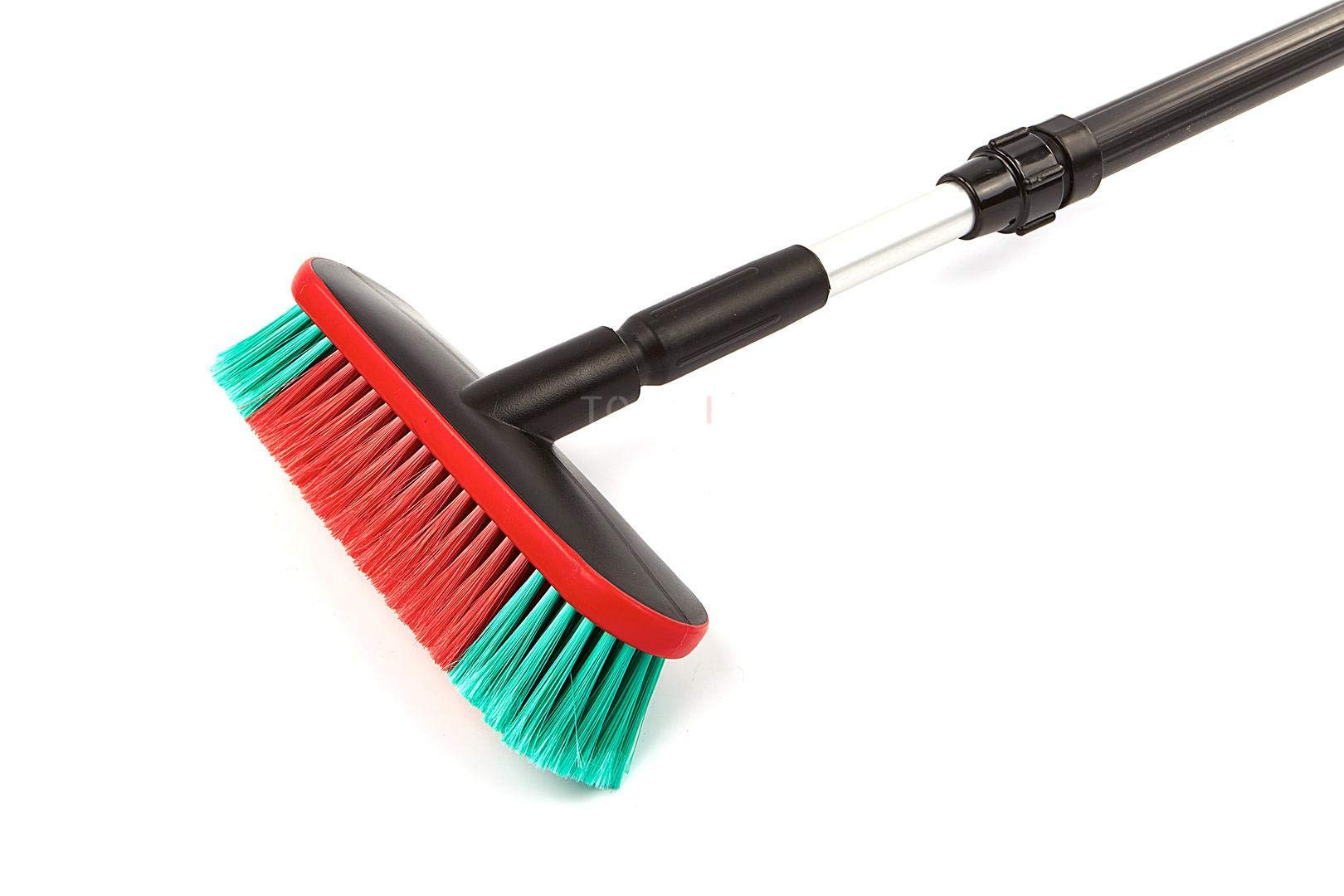Vikan 25cm Ovale Autowaschbürste mit Wasserzufuhr