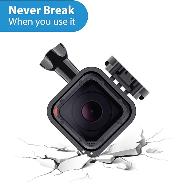Frame Mount Housing Case for GoPro Hero 5 Session, Hero 4 Session | Upgrade Protective Housing Frame Shell Mount Holder with Buckle & Thumb Screw for GoPro Hero 5/4 Session
