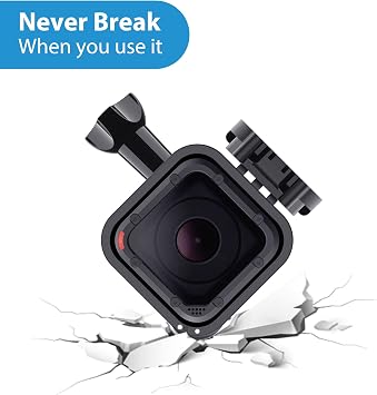 Frame Mount Housing Case for GoPro Hero 5 Session, Hero 4 Session | Upgrade Protective Housing Frame Shell Mount Holder with Buckle & Thumb Screw for GoPro Hero 5/4 Session