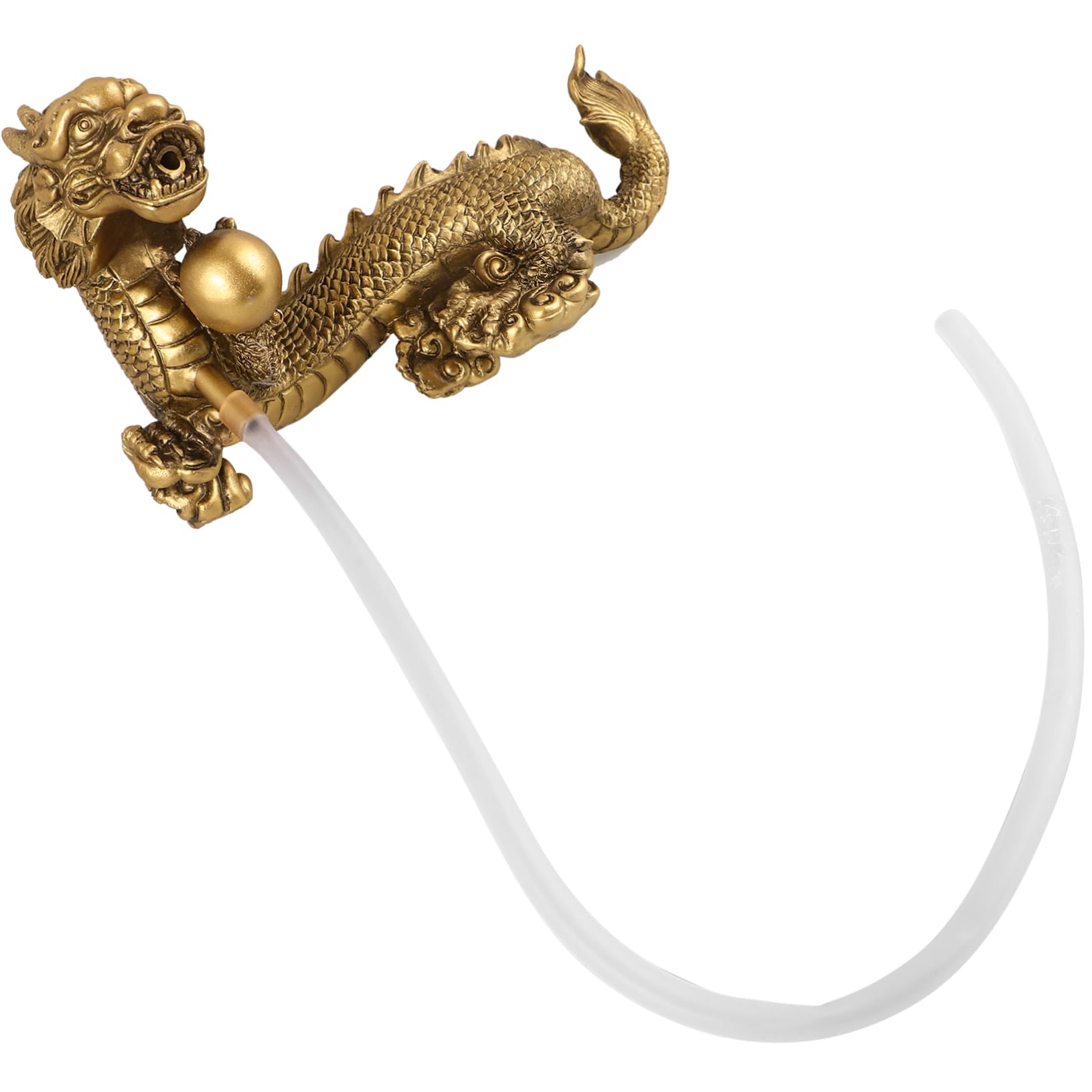 Décoration Dragon en Résine pour Fontaine Aquarium Maison Zen