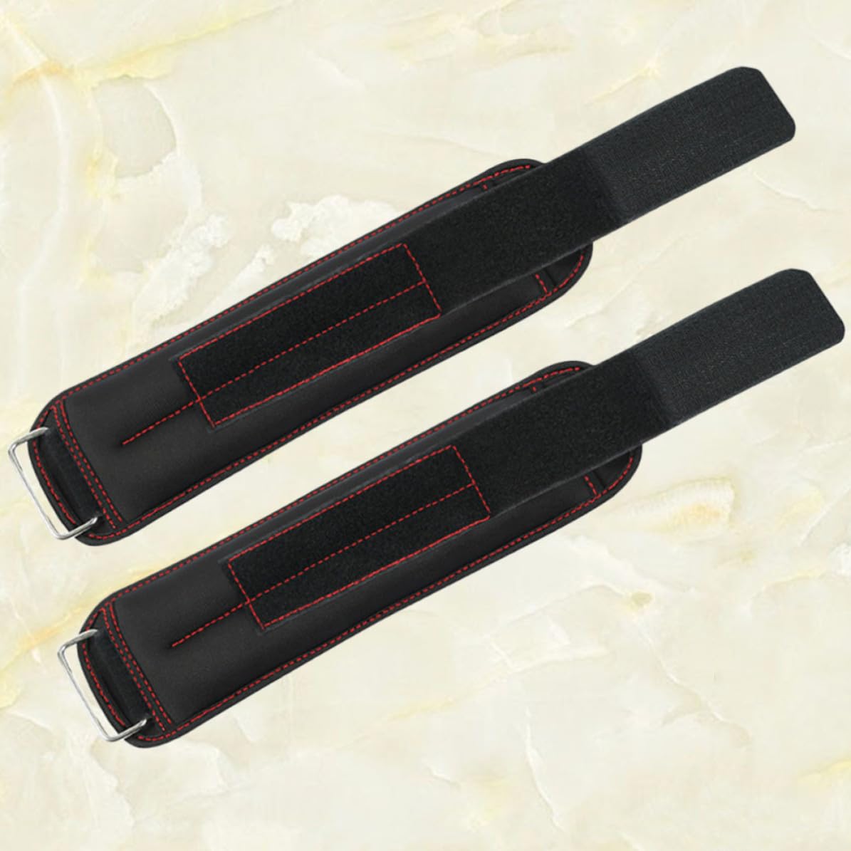 Muñequeras Peso de Tejido Negro para Fitness y Deporte