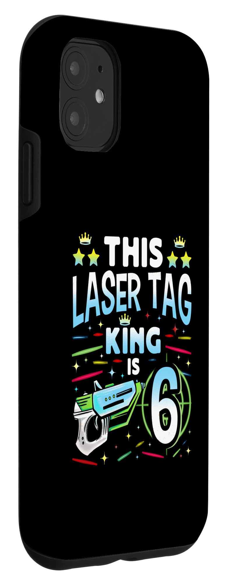iPhone 11 Laser Tag King Is 6 Funny Boy Lazer Tag Indoor Lasertag Case - Image 3