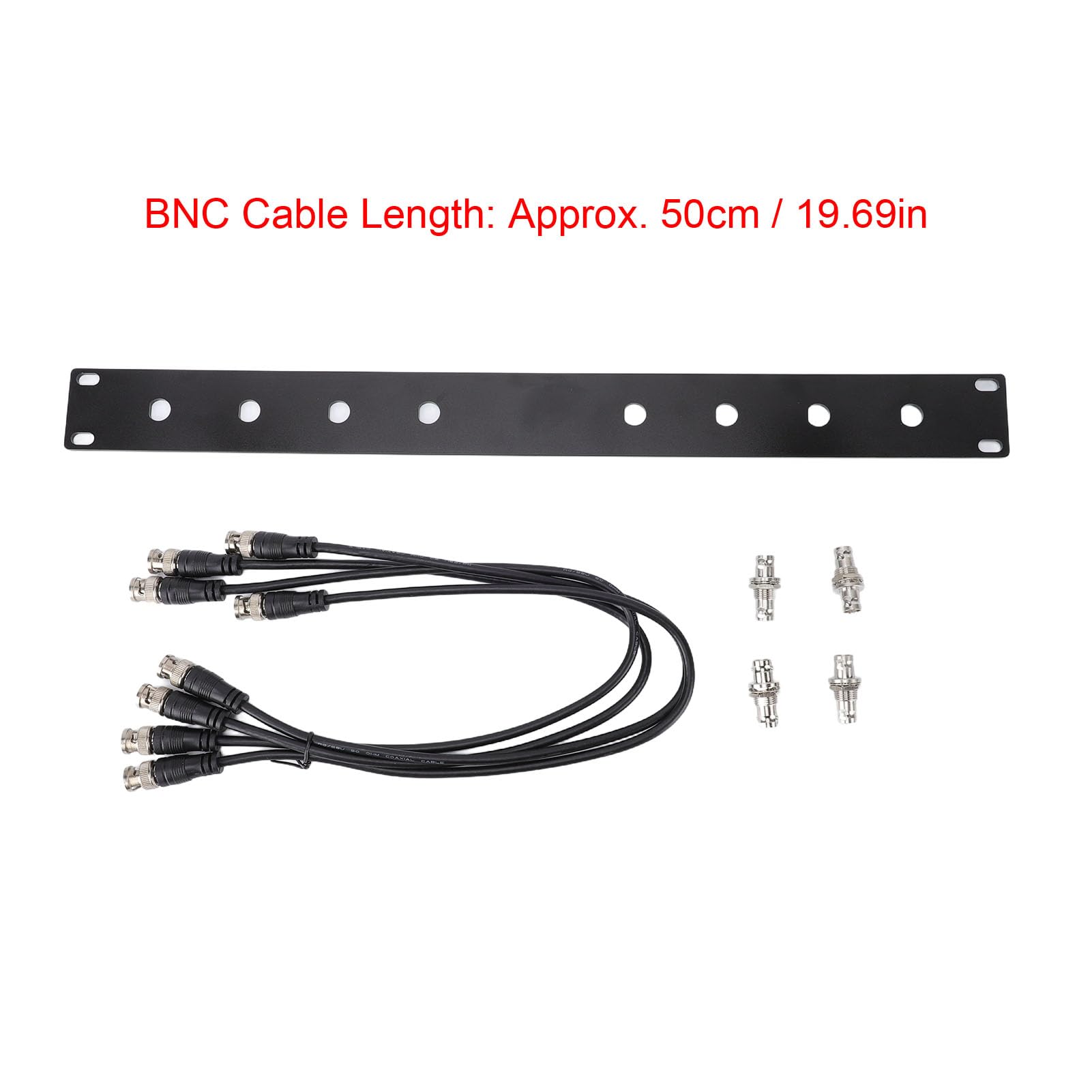 Kit de Antena BNC, Cuatro Cables de Extensión de 19 Pulgadas, Panel de Montaje Frontal 1U, Kit de Montaje en Bastidor de Antena, para Inalámbrico SLX, SLX2, PGX2, SPGX24