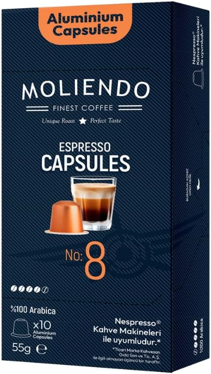 Moliendo Finest Coffee Alüminyum Kapsül Kahve Tanışma Paketi (3X10 NESPRESSO UYUMLU ALÜMİNYUM KAPSÜL KAHVE)