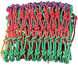 ○ ● Maschenweite * Seildurchmesser: 15 cm * 8 mm. Die Kante des Netzes ist verstärkt, die Kraft ist gleichmäßig, die Zugkraft ist stark, Anti-Sonne, Anti-Wetter, Anti-Regen. Farbe: Farbe Seilnetz. Aufgrund der unterschiedlichen Größe kann die Farbe des Schutznetzes nicht vereinheitlicht werden, es ist zufällig, bitte beachten Sie!