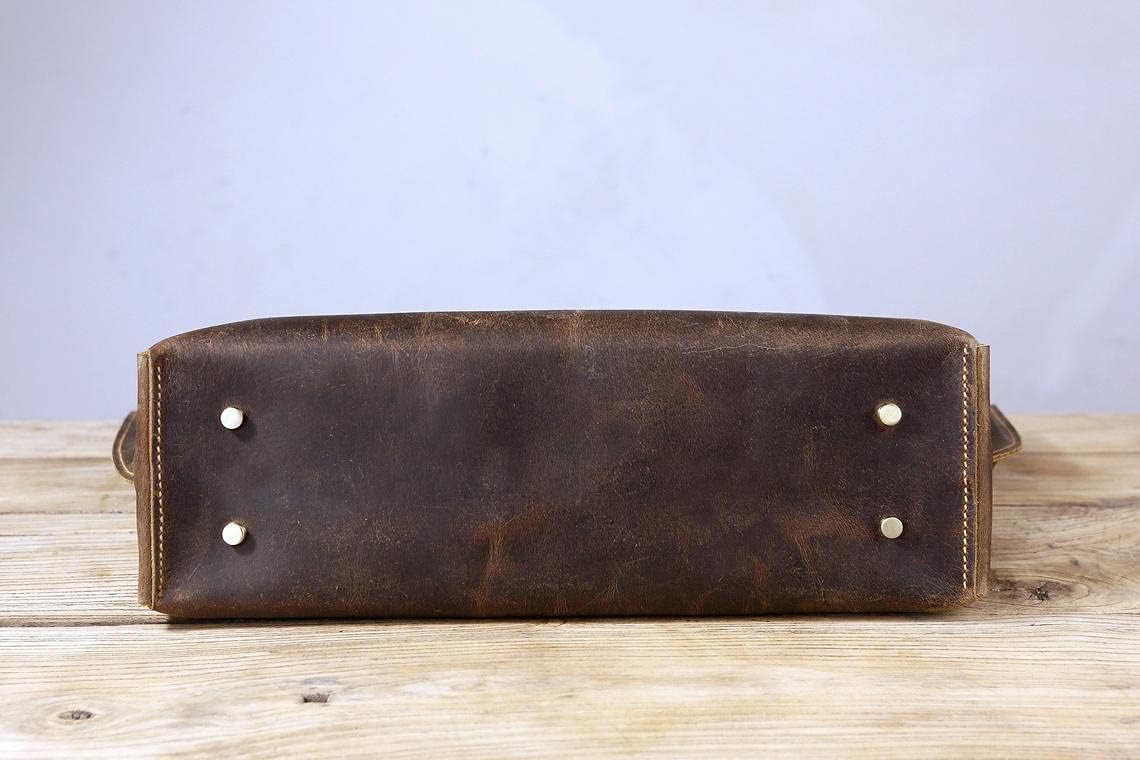 Vintage leather extra large tote bags, brown genuine leather tote bags for work, leather big designer totes