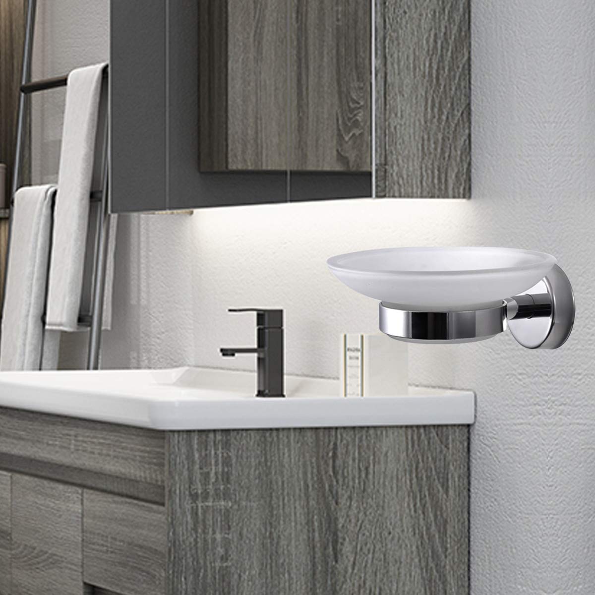 Image secondaire de Porte-Savon WC en Acier Inoxydable 18/10, Finition polie
