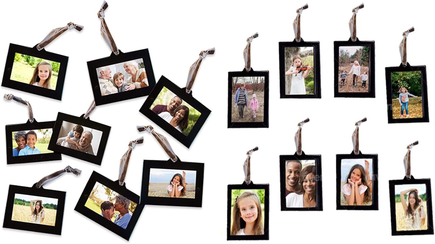 Klikel Christmas Picture Ornament Frame Set Total of 16