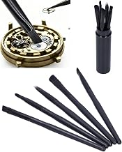 Tissting Kit of 5 Soft Brushes for Cleaning Movements and Small Watch Parts with Storage Case - Accessories Tools Maintenance Watches Set di Spazzole per Orologio
