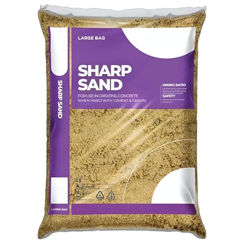 Sharp Sand 25kg Major Bag Screeding Sand for Mortar, Paving, Patio, Driveway & Block Laying