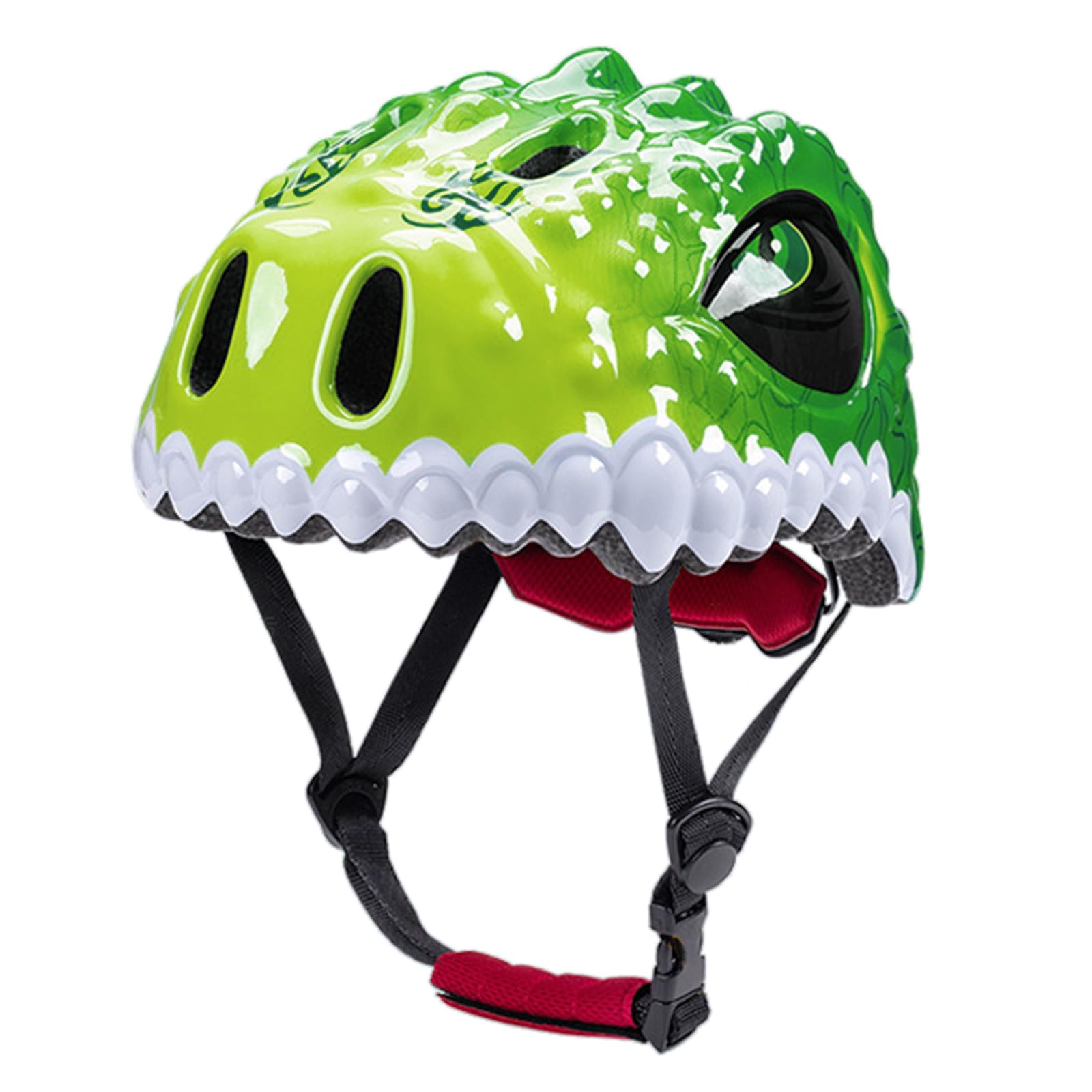 Aomiun Kids Helmet, Dinosaur Helmet Adjustable Breathable Skating Helmet for Boys and Girls 51-54CM