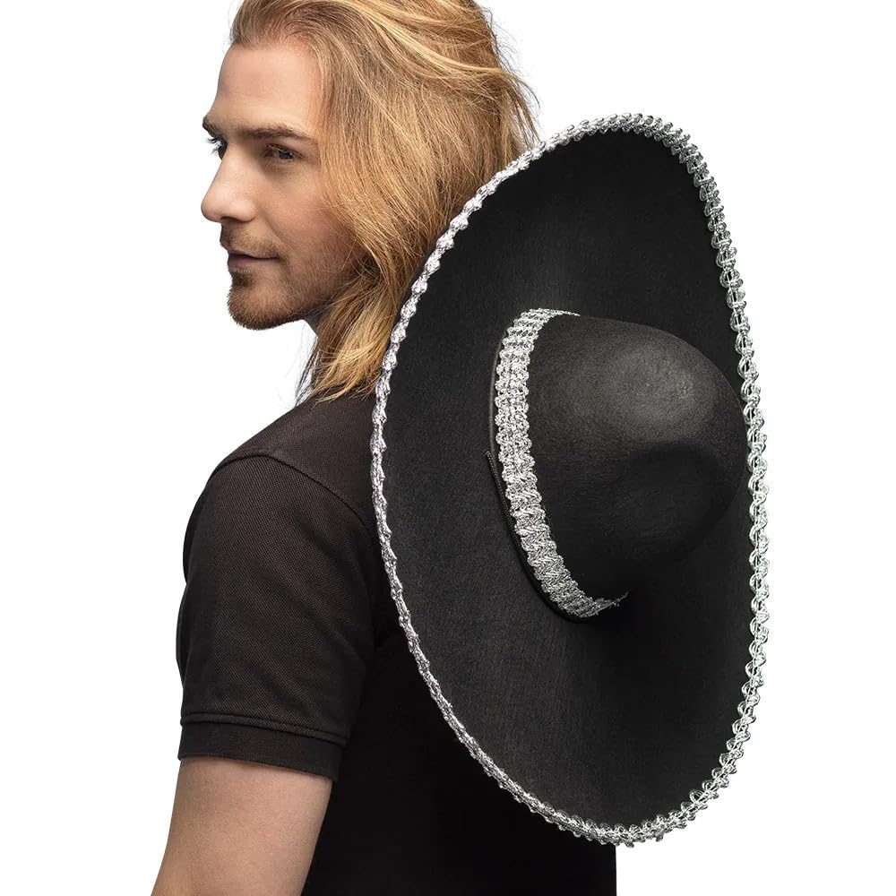 Volwassenenzombero, zwart, kostuumaccessoires, geschikt voor de Volwassenenzombero, zwart, kostuumaccessoires, geschikt voor de