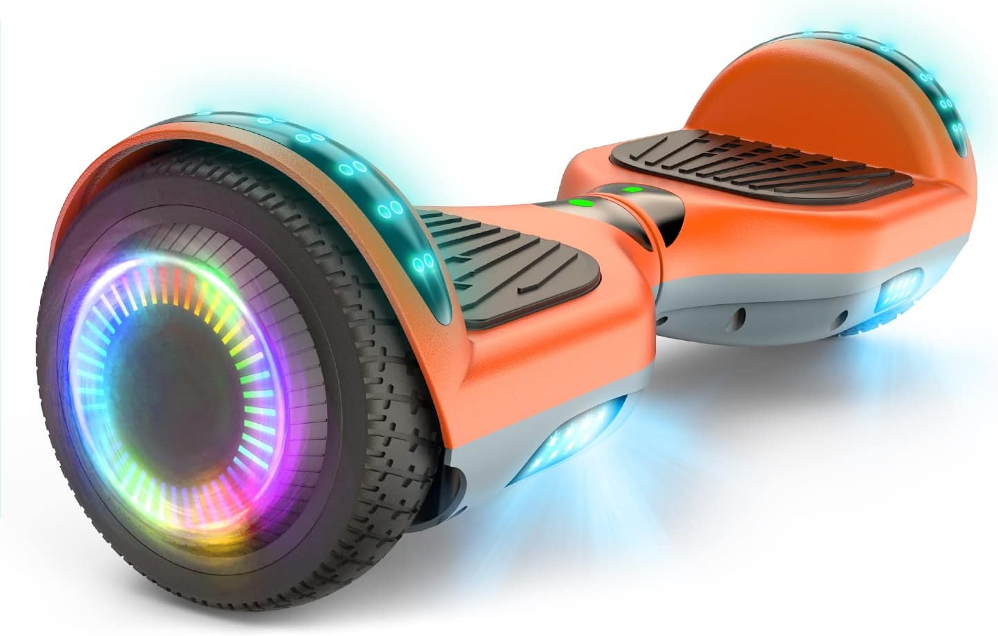 SISIGAD Hoverboard Self Balancing Scooter 6.5" Two-Wheel Self Balancing Hoverboard with Bluetooth Speaker and LED Lights Electric Scooter for Adult Kids Gift