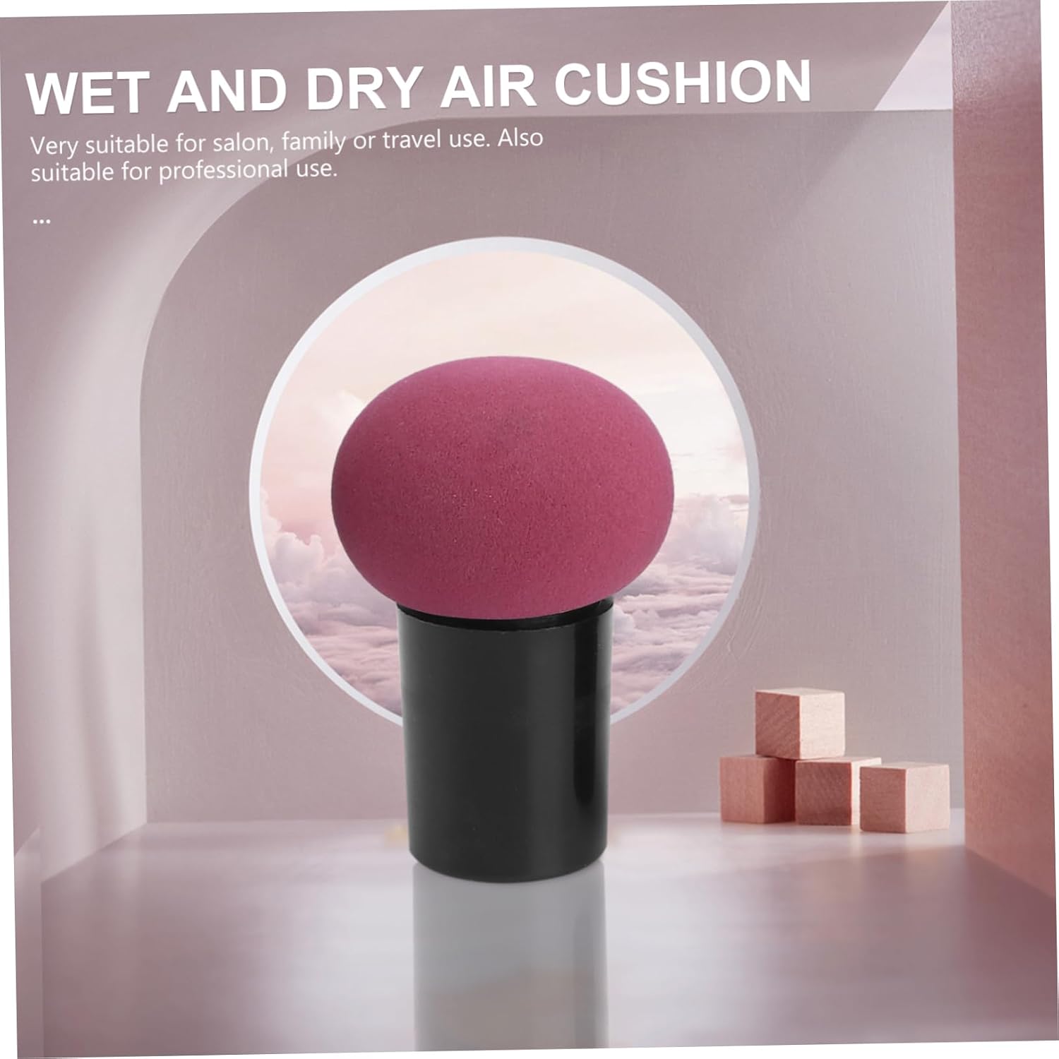 Mushroom Shape Powder Puff 5pcs Dry Wet Makeup Sponge for Face Makeup Blending Tool Gentle on Skin