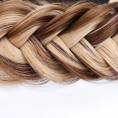 BOBIYA Wide Braided Headband with Teeth Braid Headbands With Teeth for Women Braided Hair Headbands with Tooth (Highlighted) - Image 2