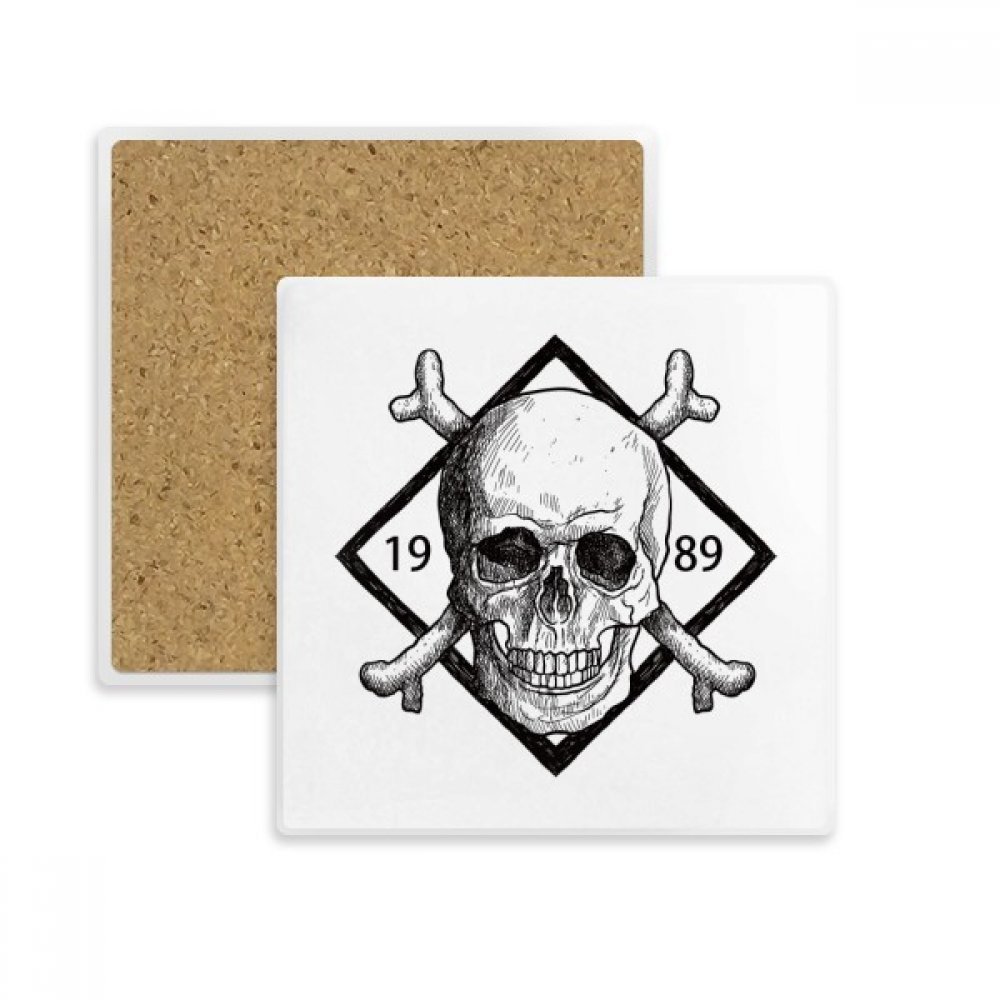 Dessous de verre pour décoration de table basse et bureau style pirate 1989