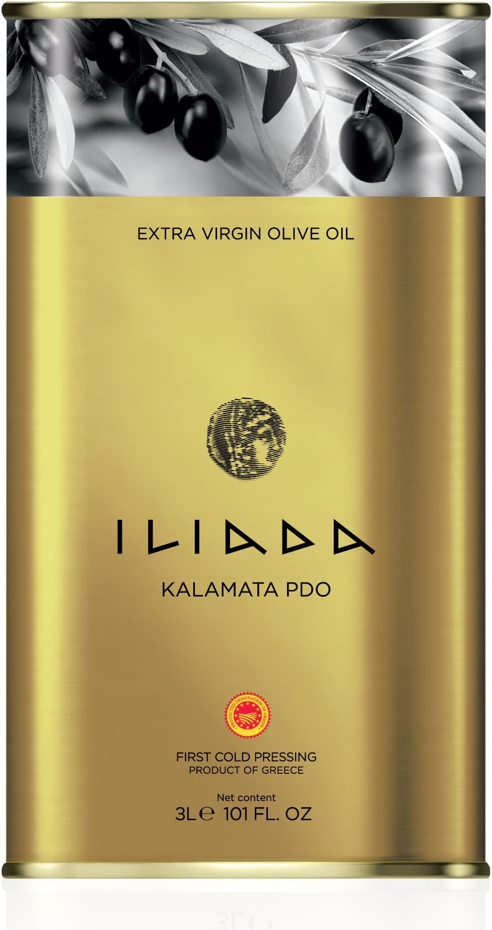 Iliada Extra Virgin Olive Oil 3 Litre Tin