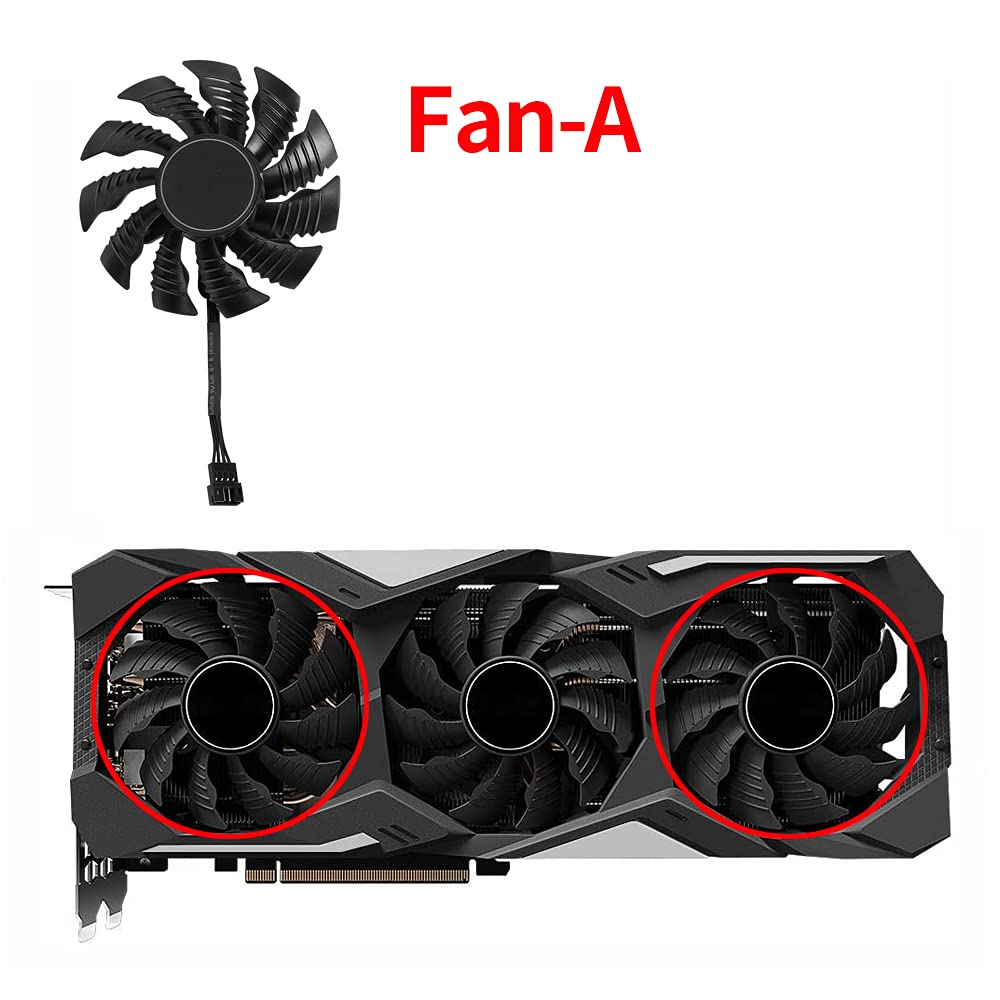 Ventola Di Raffreddamento Per Scheda Video EVGA RTX 3070/3080/3090 FTW3 ULTRA - Ricambio Originale - Foto 3