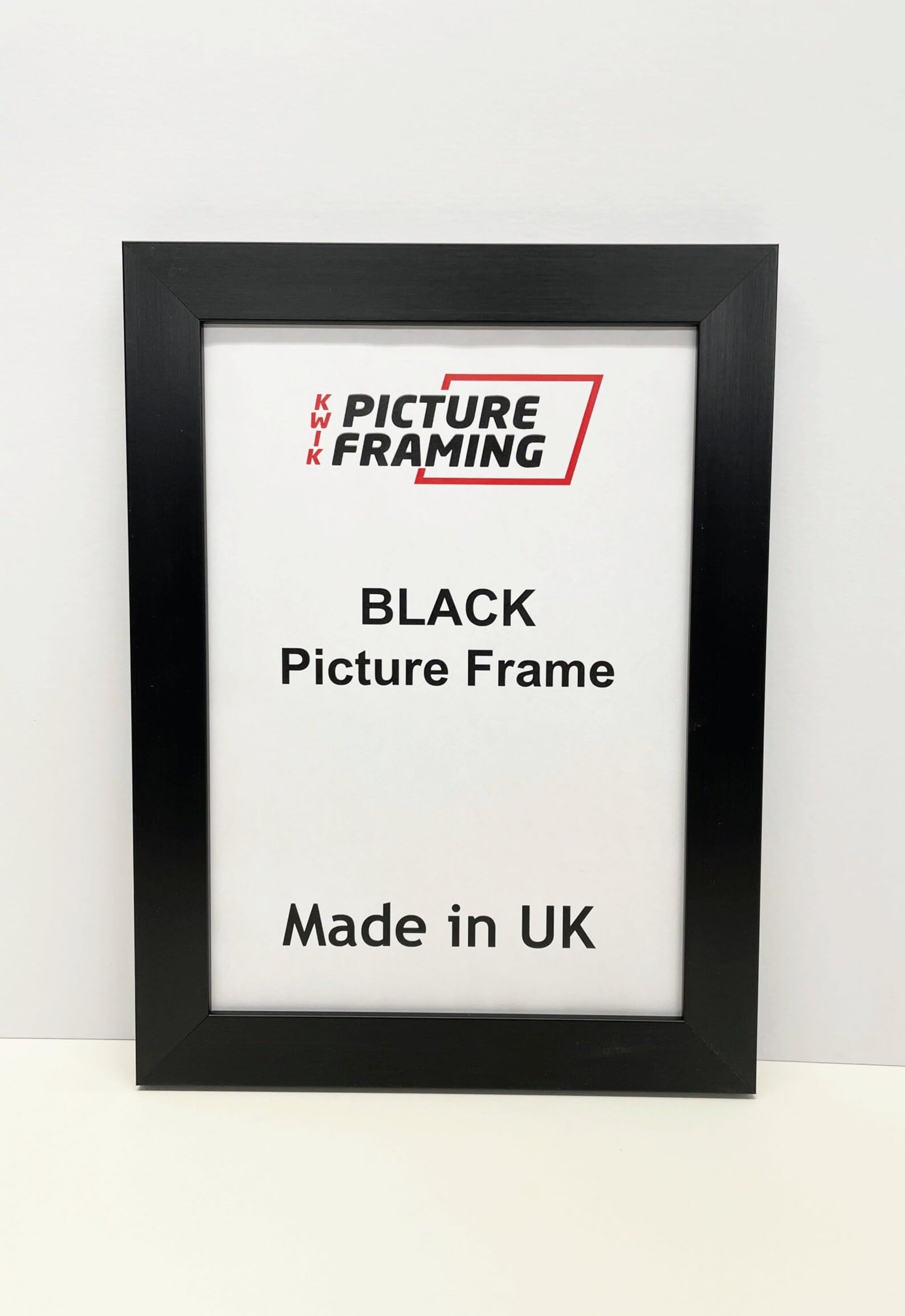 Picture Frame - 30mm Flat Polcore Frame for Photos, Prints & Wall Art | Portrait or Landscape (45cm x 30cm, Black)