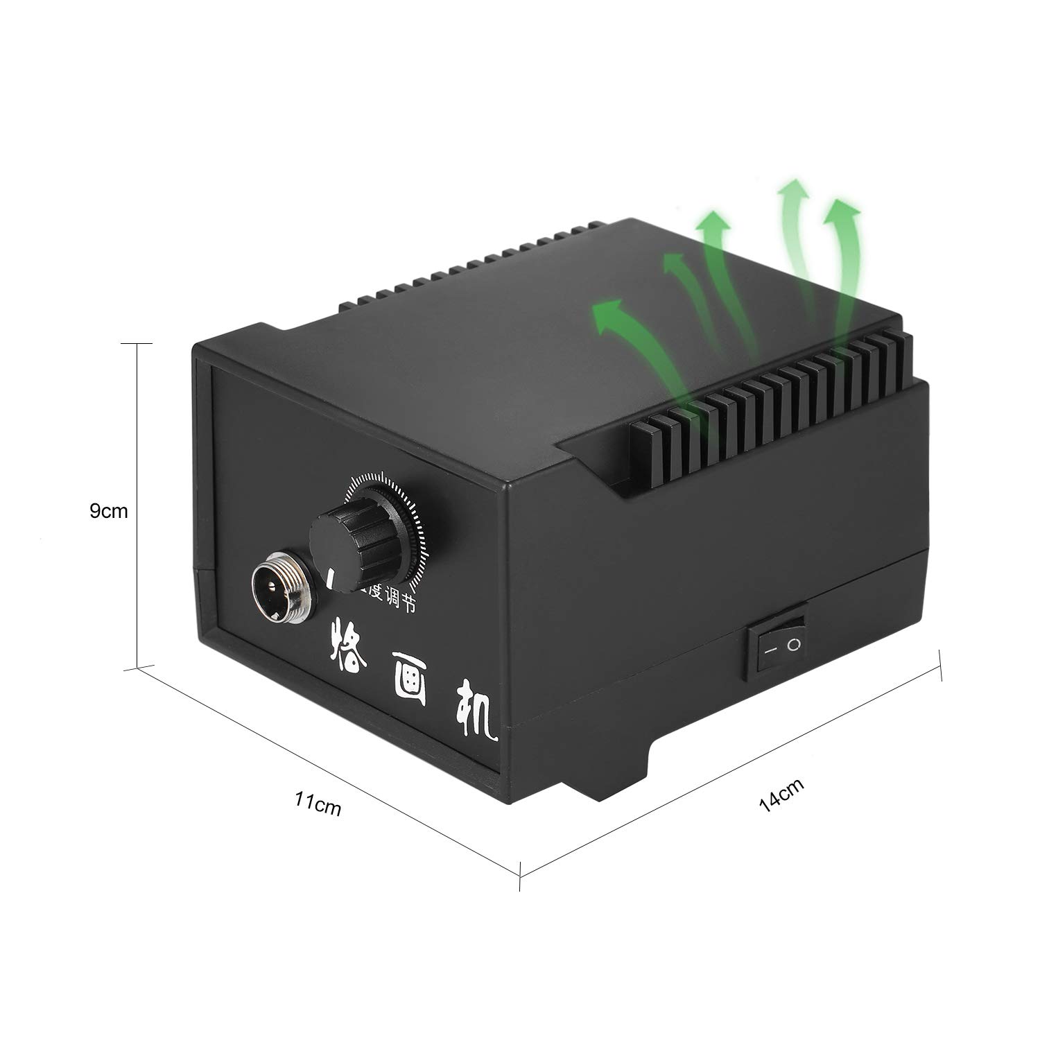 Kit de pirografía,YIWENG 60W 110V-240V 16PCS Kit de herramientas de quema de leña para madera Ajustable 0 ℃ -800 ℃ Juego de máquina de pluma de pirograbado para quemador de madera Soldador eléctrico c