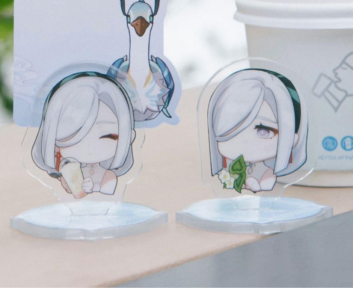 Amazon.co.jp: 原神 Genshin HEYTEA 限定コラボ1 申鶴セット : ホーム 