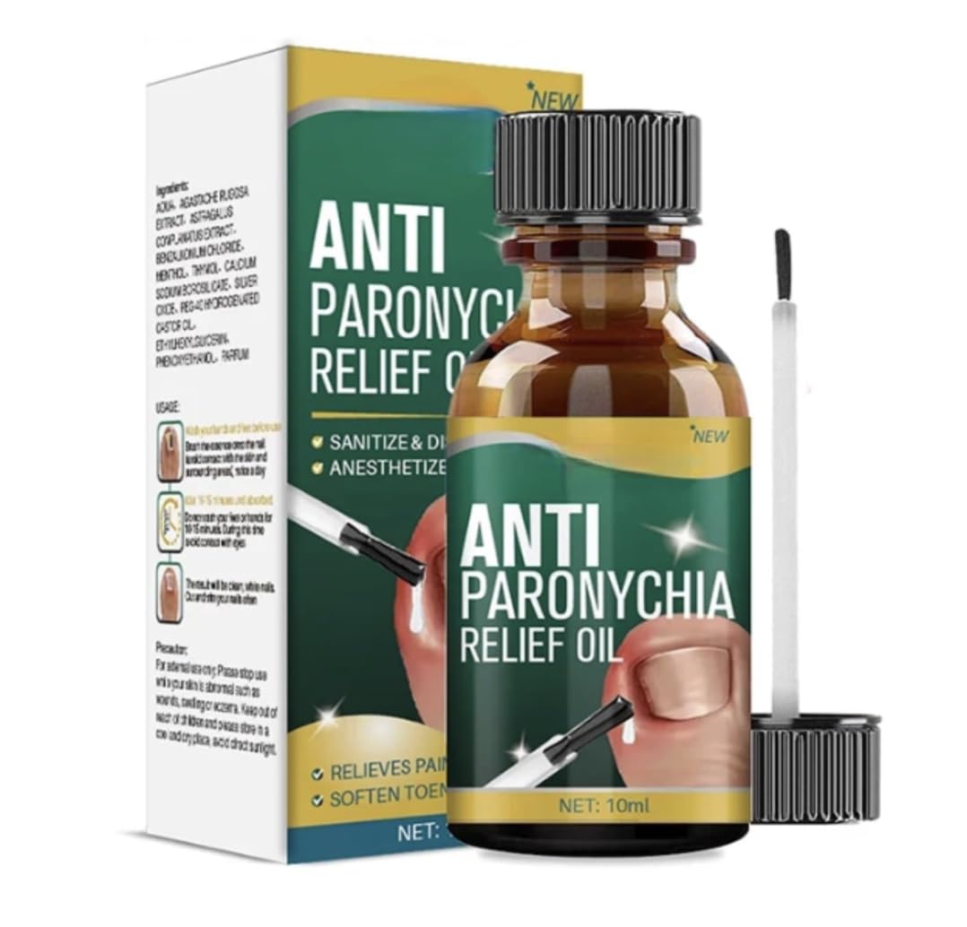 Anti Paronychia Relief Oil Natural Nail Care Formula with Applicator for Sore Weak Damaged Nails Daily Nail Hygiene Support (1)