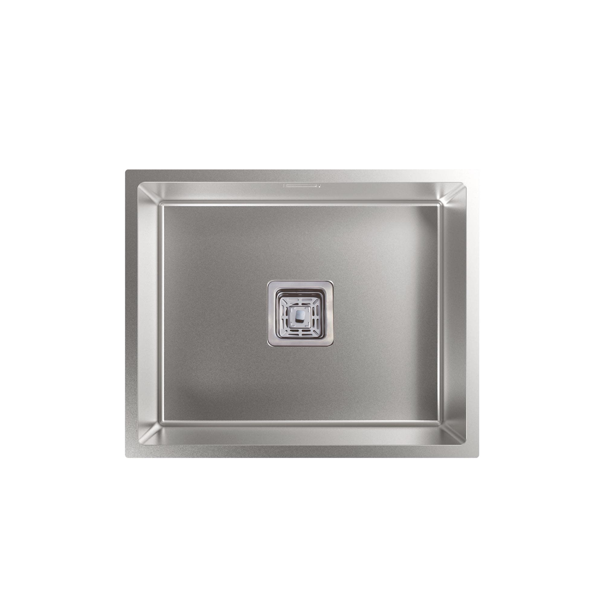 Cata Cb 50-40 R10 Spüle 44X54 Cm Quadratische Wanne Mit Radius 1 Cm, Dicke 0,12 Cm Und Tiefe 20 Cm Edelstahl Material Einbau In Möbel 60 Cm