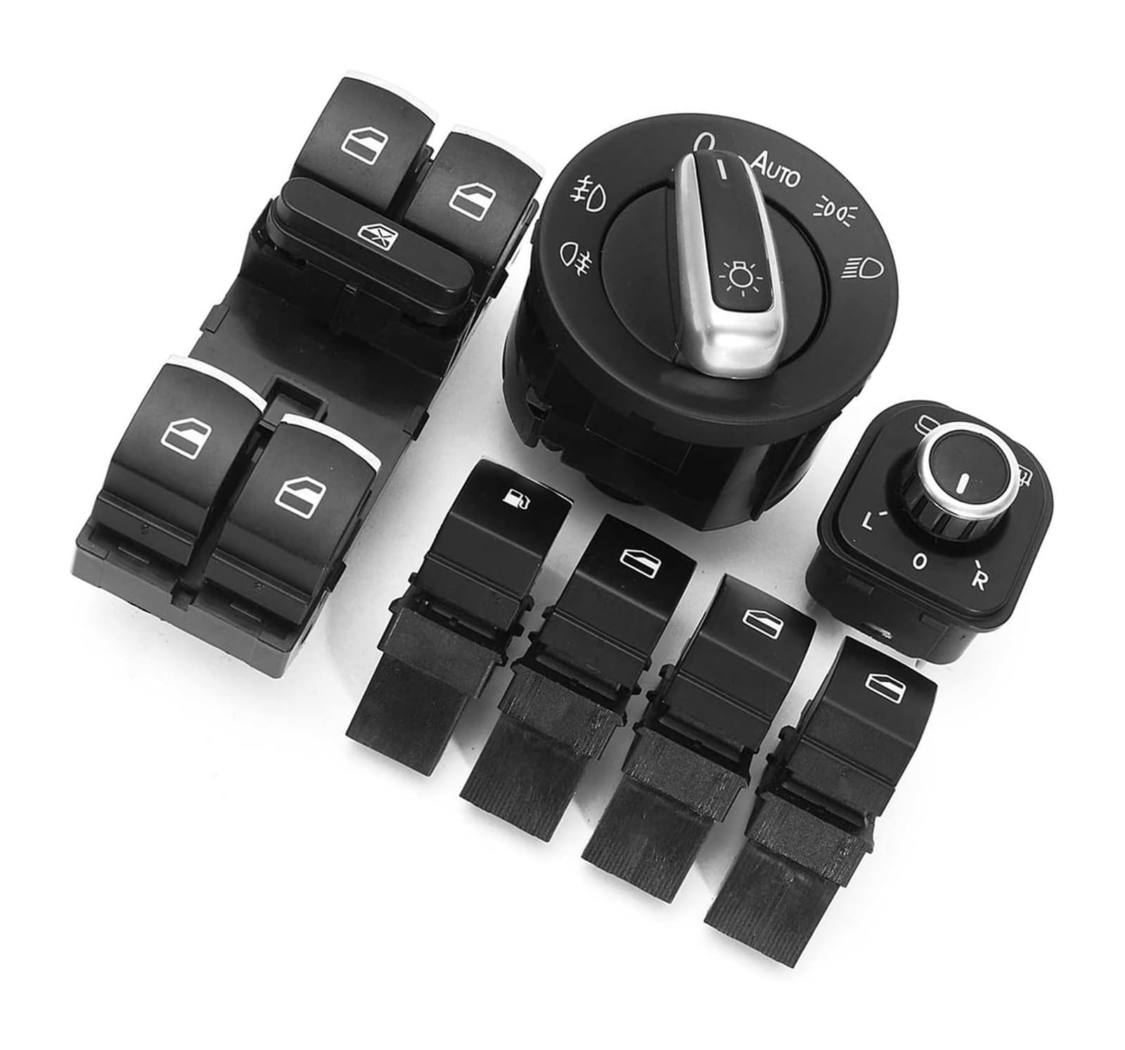 Commutateur commande fenetre voiture Jetta MK3 MK4 kit complet 7 p - 8