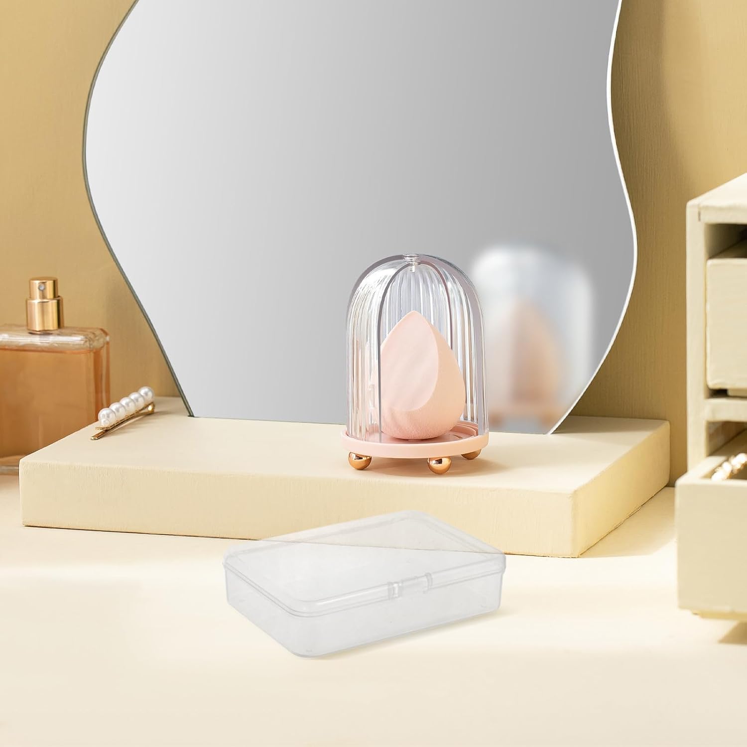 Plastic Storage Boxes for Organizing for Business Cards 10pcs with Reliable Closure, Convenient for Carrying, Small Container and Scrapbooking Supplies and Travel