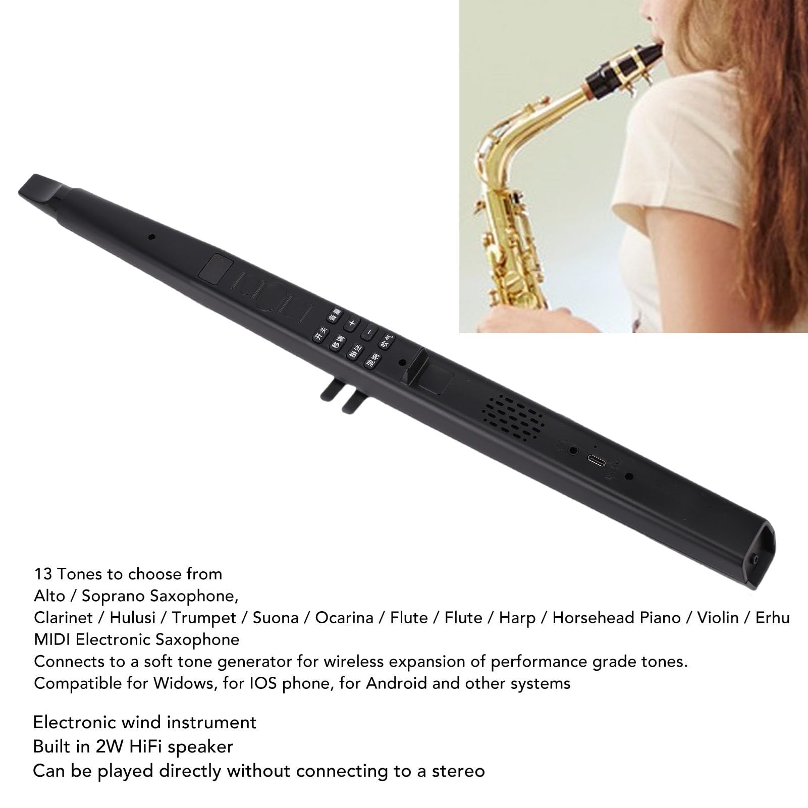 Amazon.com: Digital Wind Instrument Synthesizer, S56 MIDI