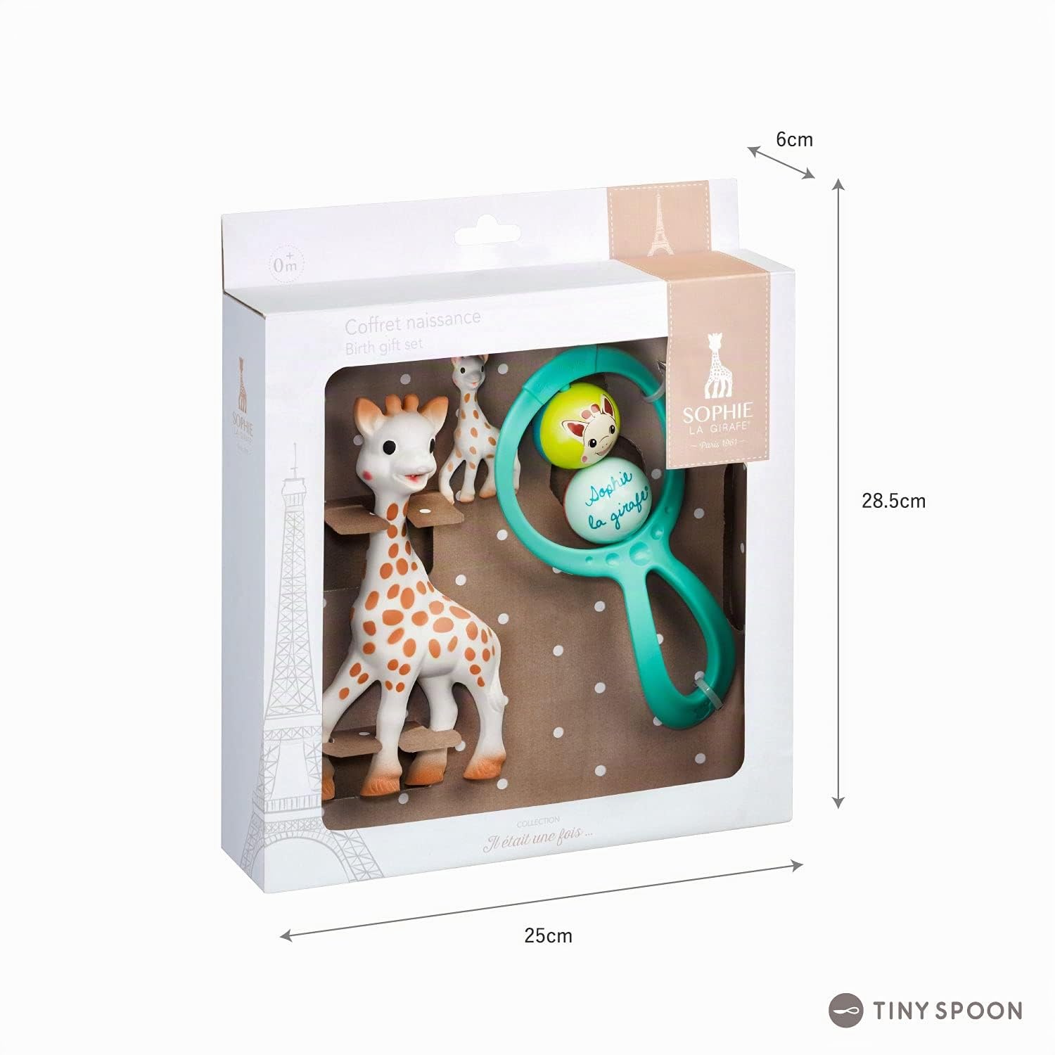Sophie la girafe - Confezione Regalo Per Neonato Sophie la girafe, Include 1 Giocattolo Da Masticare In Gomma