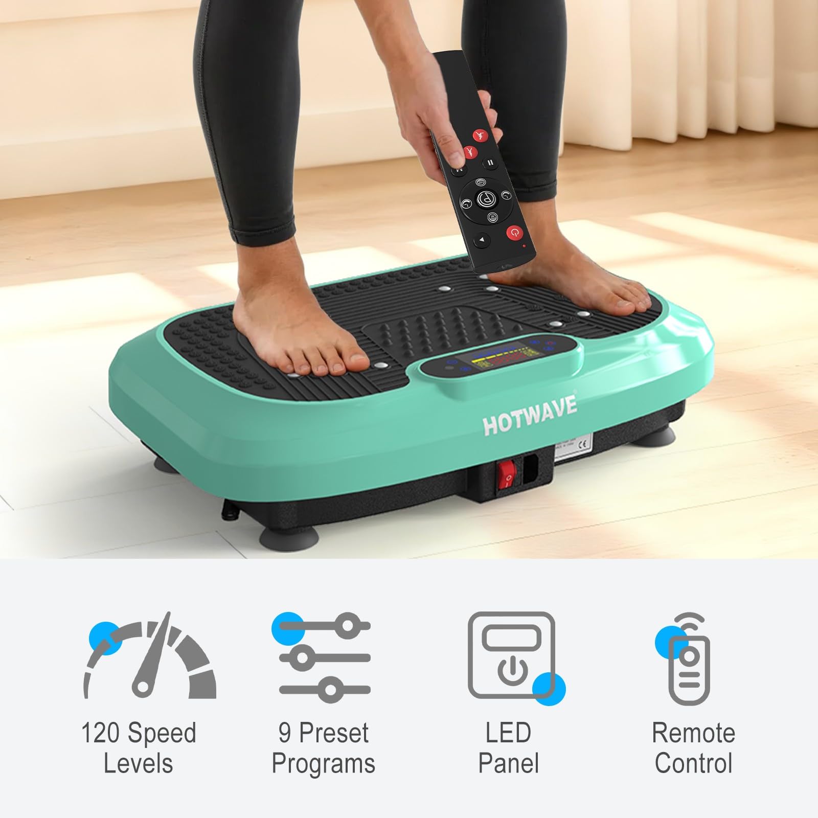 HOTWAVE Máquina de ejercicio con placa vibratoria